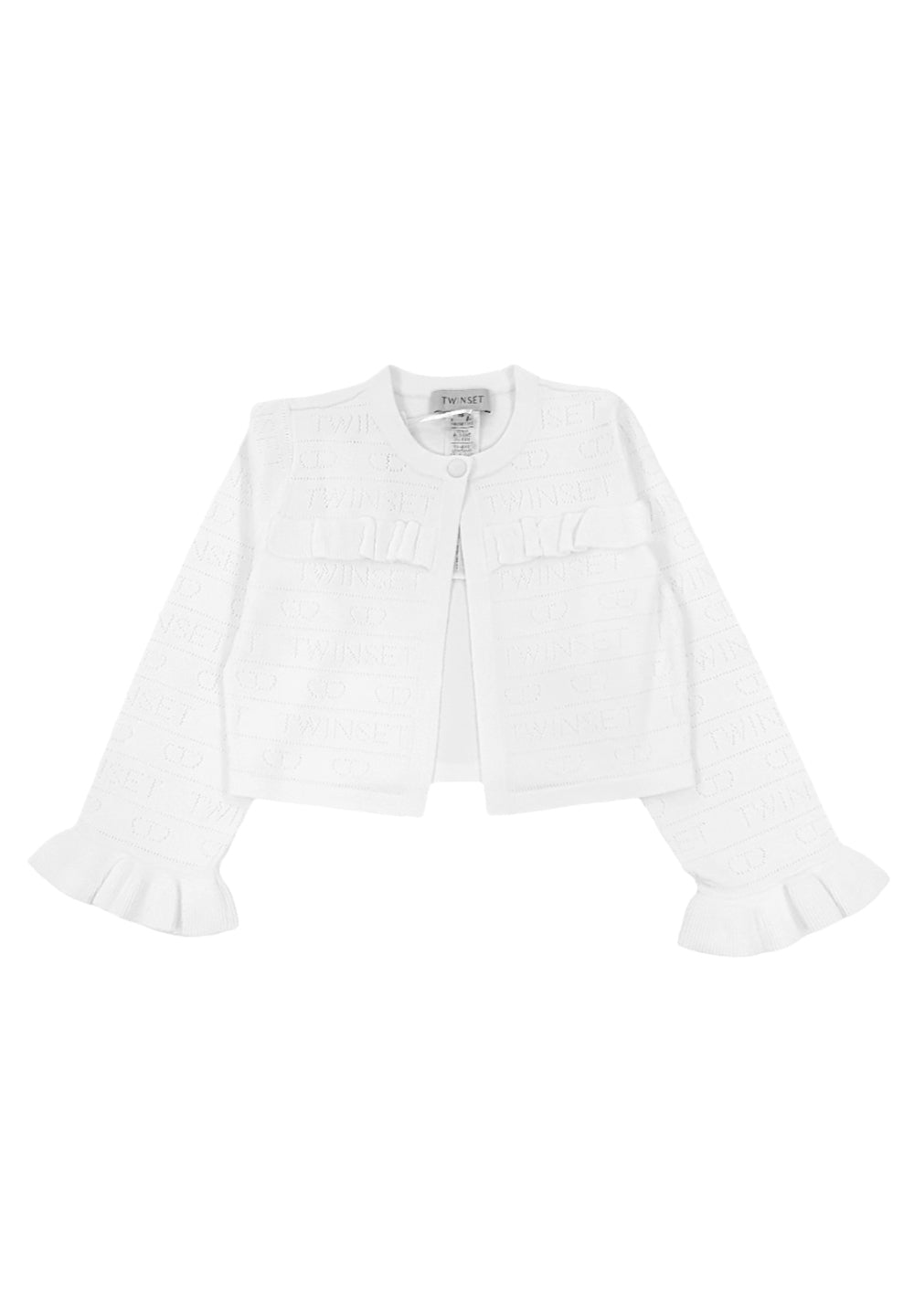 Cardigan bianco per bambina