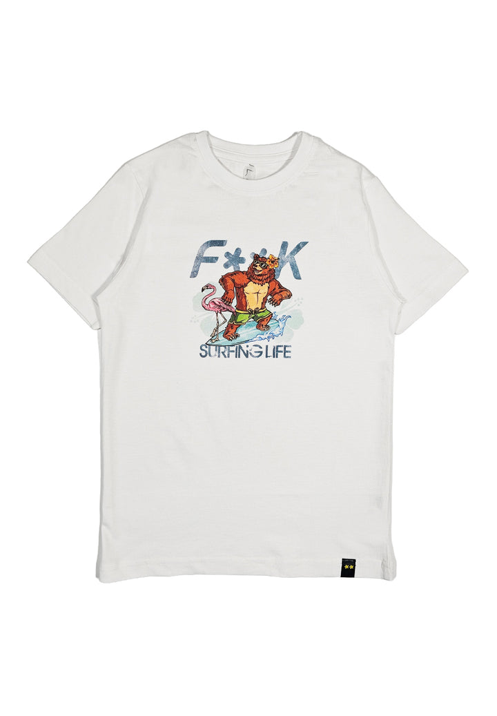 T-shirt bianca per bambino - Primamoda kids