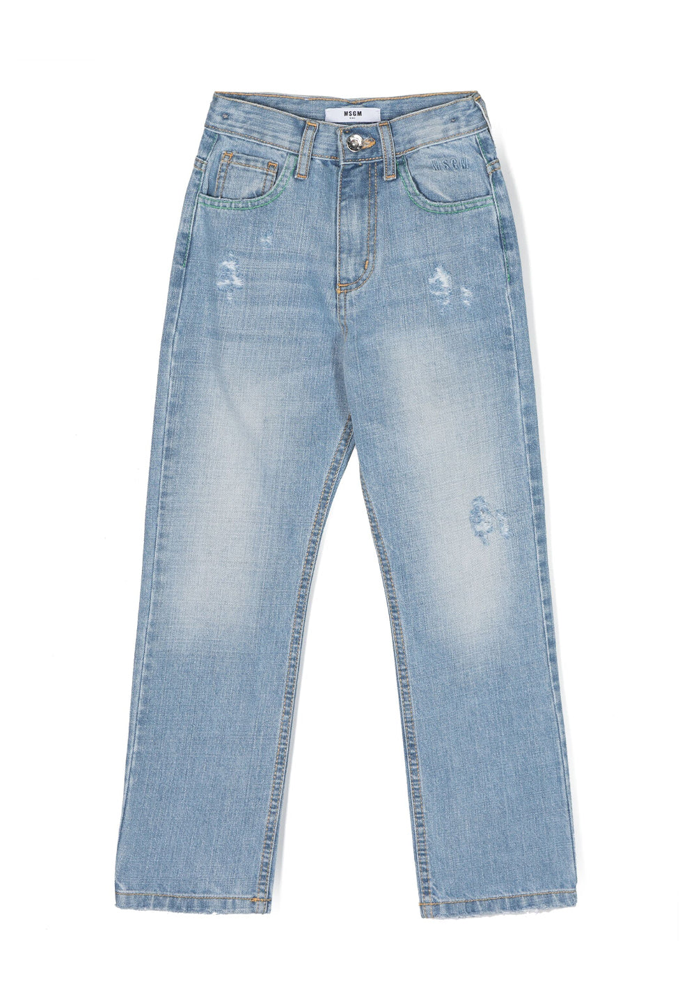 Jeans blu denim per bambina