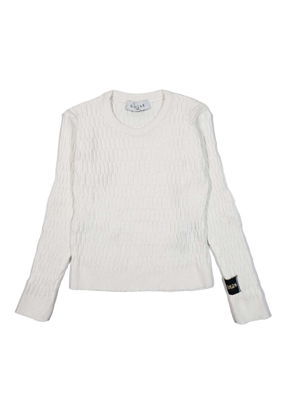 Pull blanc pour fille