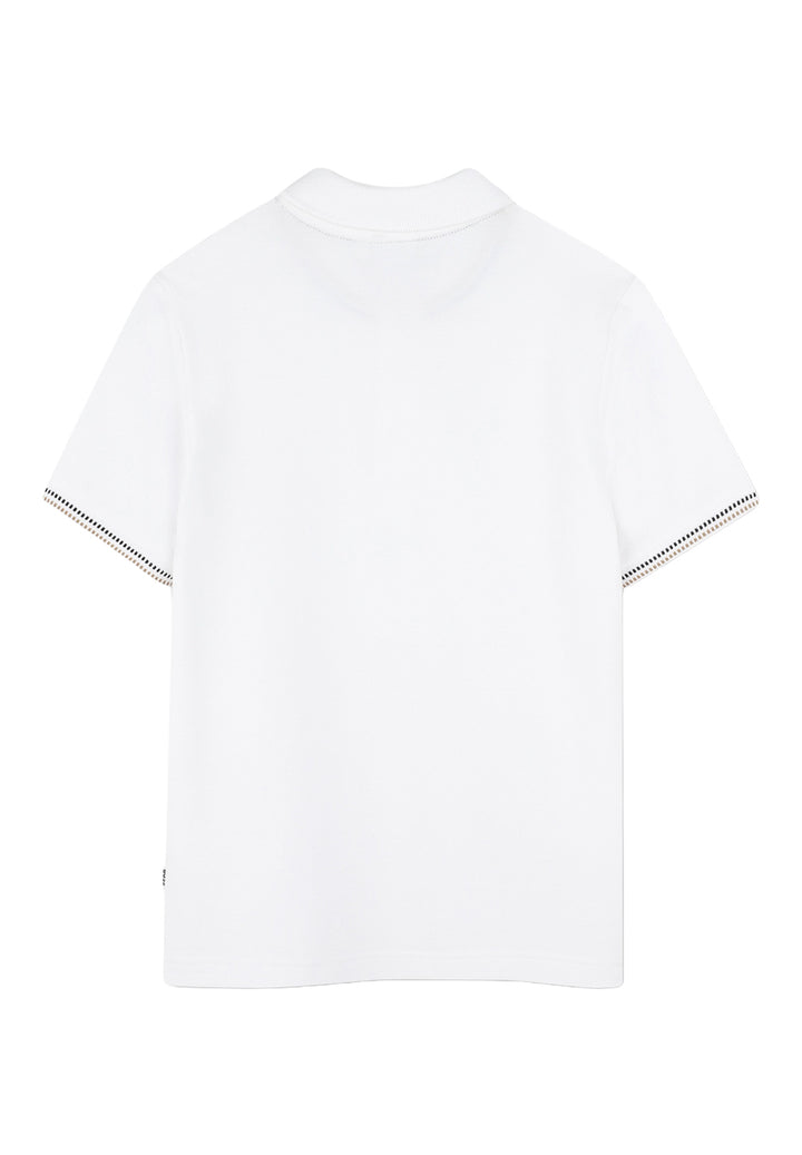 Polo bianca per bambino