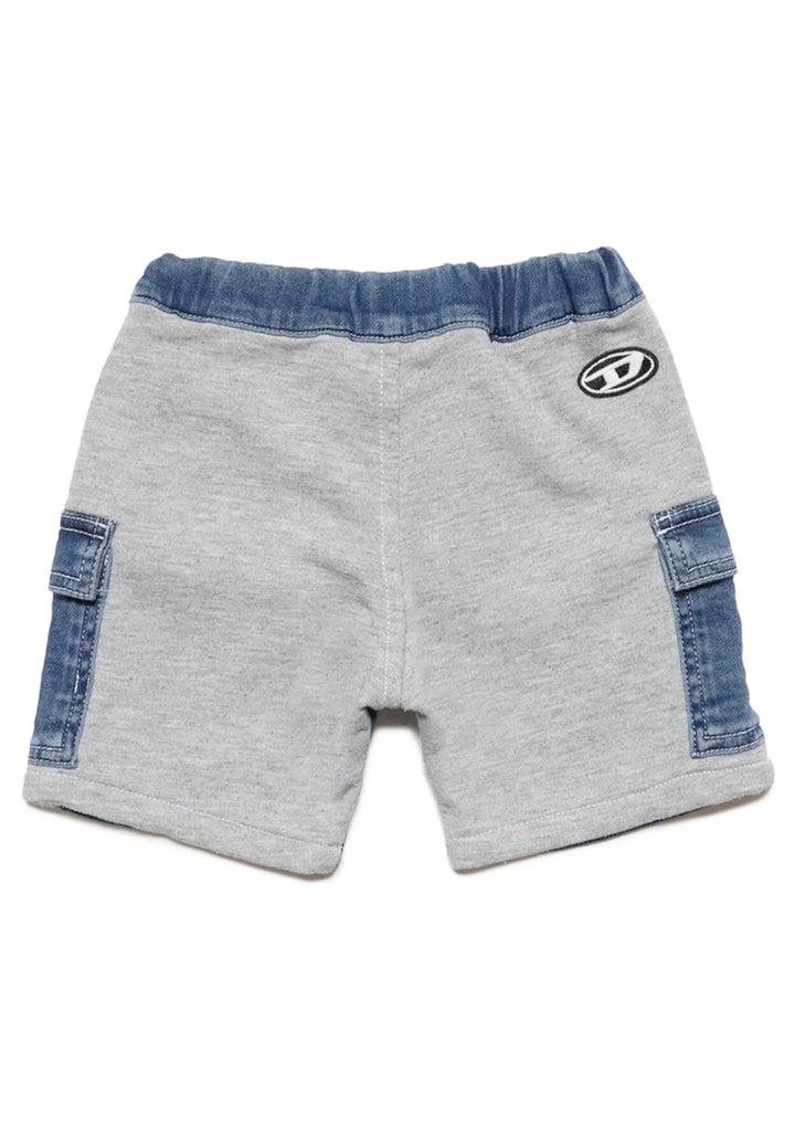 Bermuda denim blu per neonato