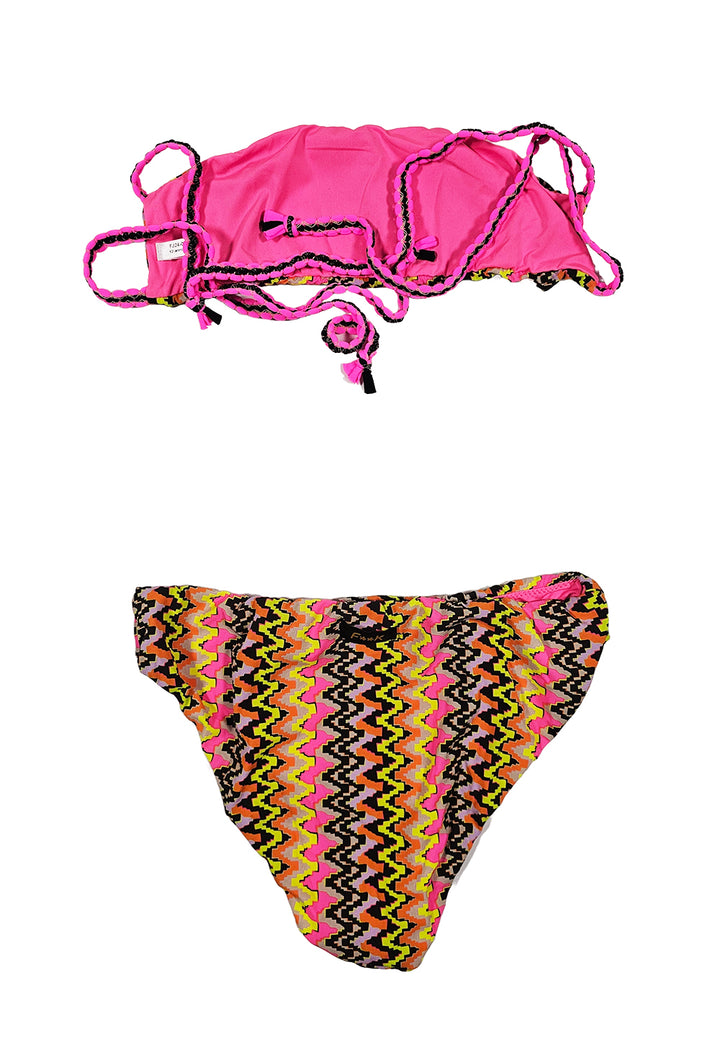 Costume bikini multicolor per bambina