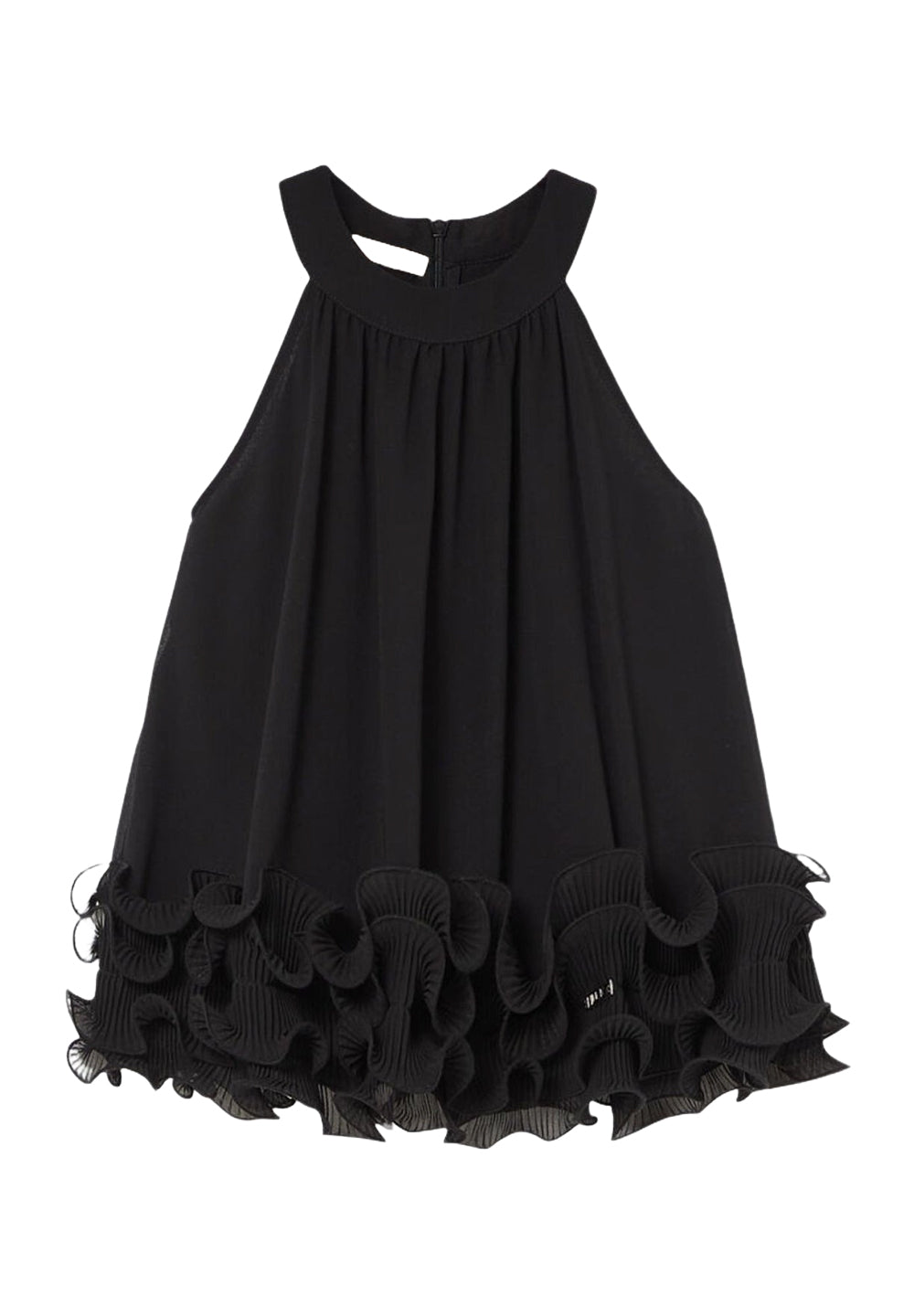 Top nero per bambina