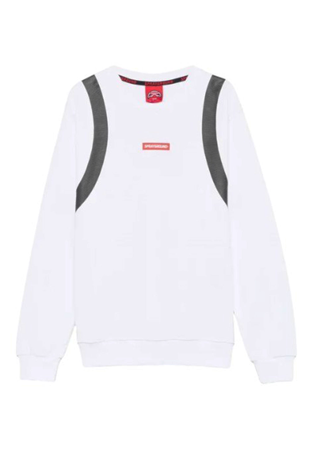 Weißes Sweatshirt mit Rundhalsausschnitt für Jungen