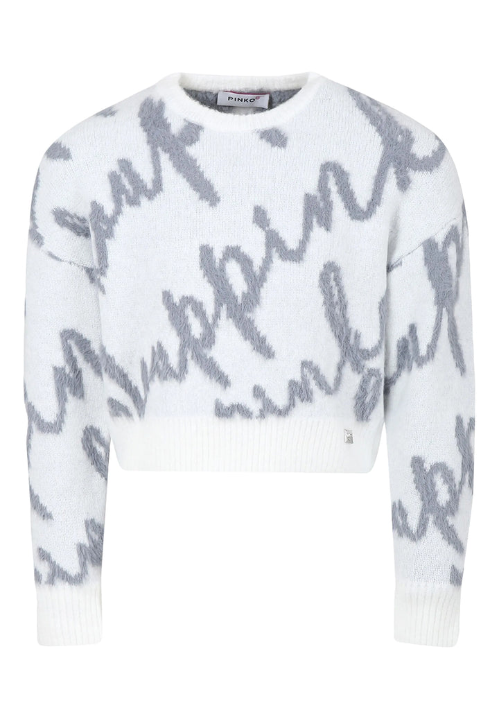 Maglione crema per bambina