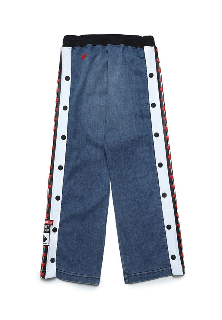 Pantaloni blu denim per bambina