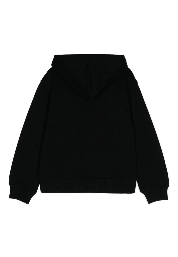 Schwarzer Kapuzenpullover für Jungen