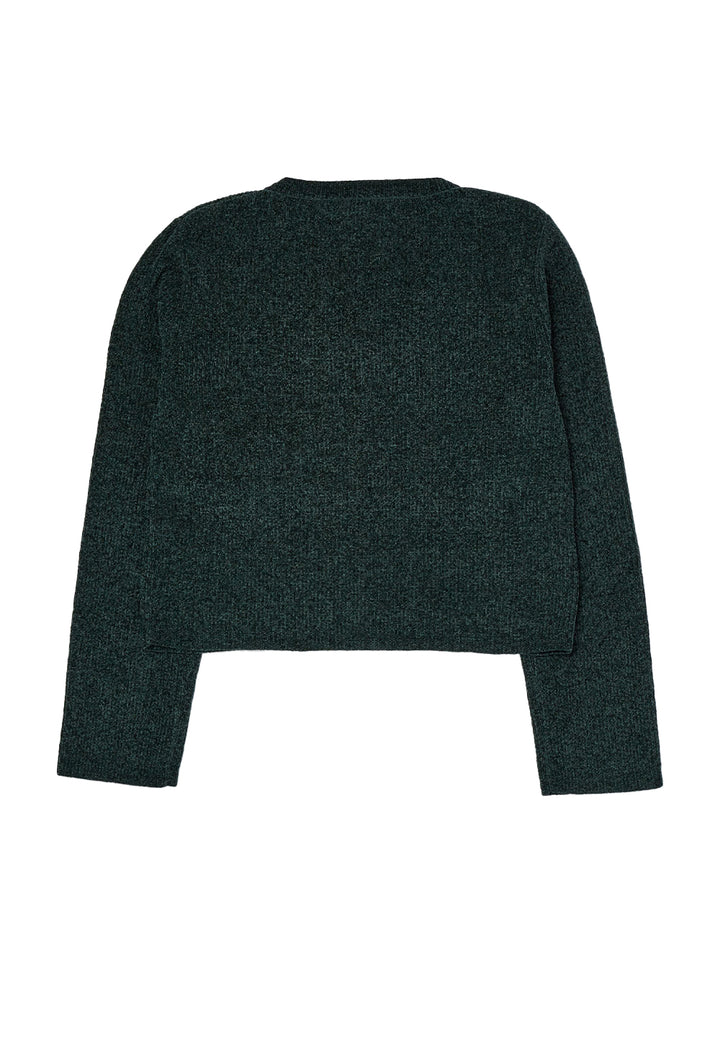 Pull vert pour fille