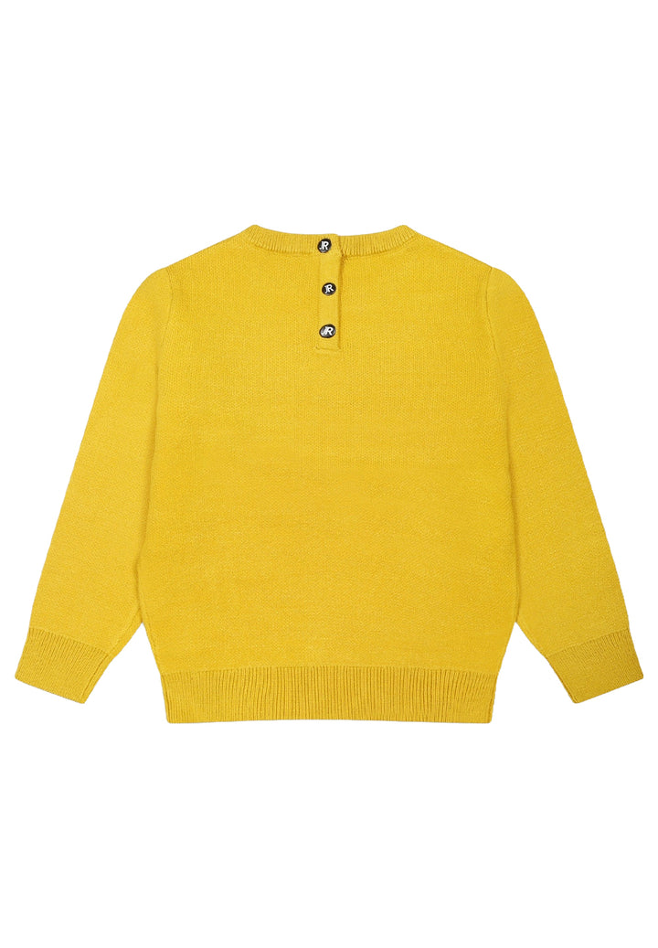 Pull moutarde pour nouveau-nés