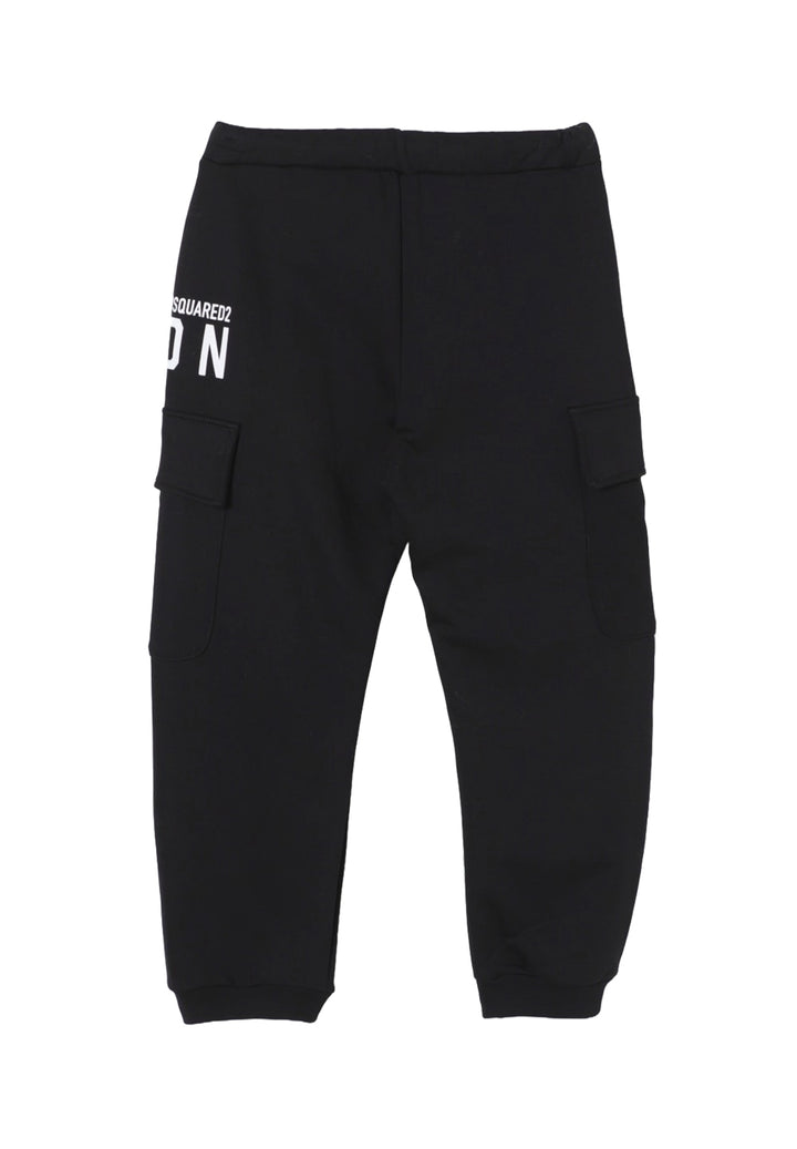 Pantalone felpa nero per bambino