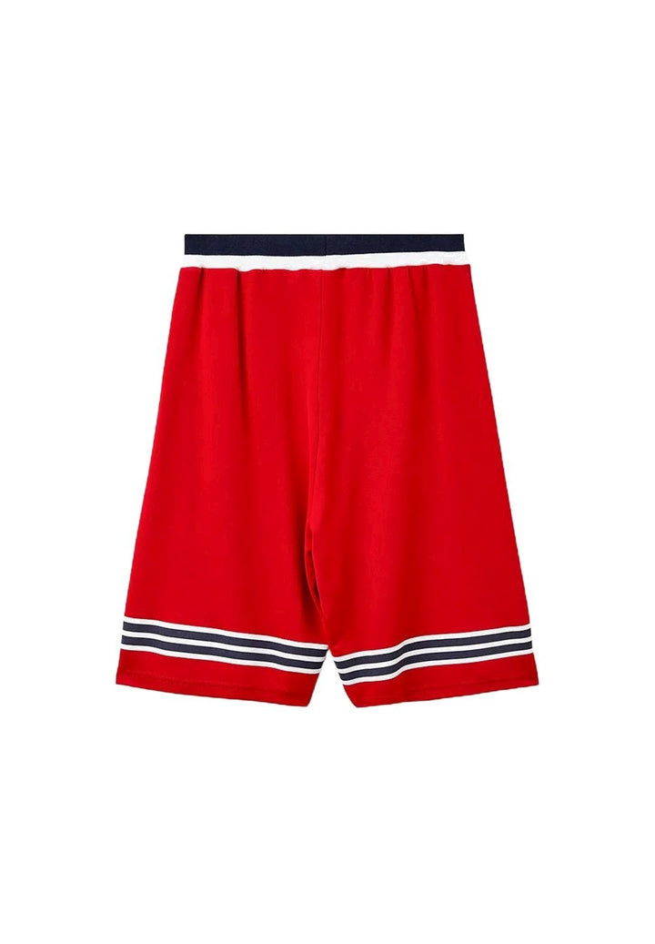 Bermuda felpa rosso per bambino - Primamoda kids