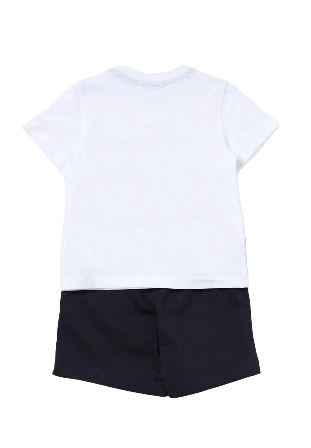 Completo bianco-blu per neonato