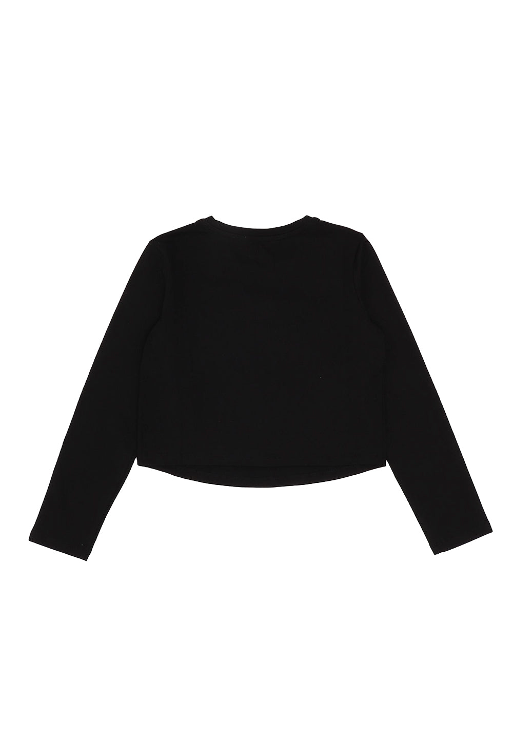 T-shirt nera per bambina