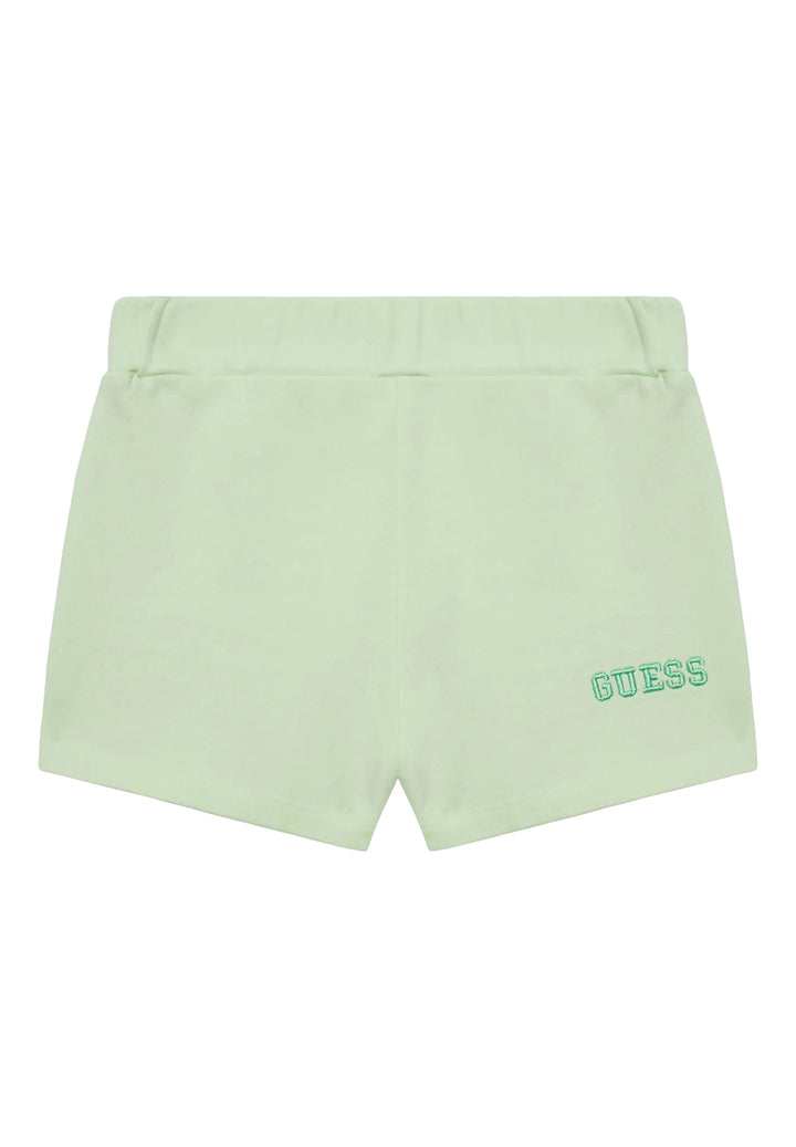 Short verde per bambina