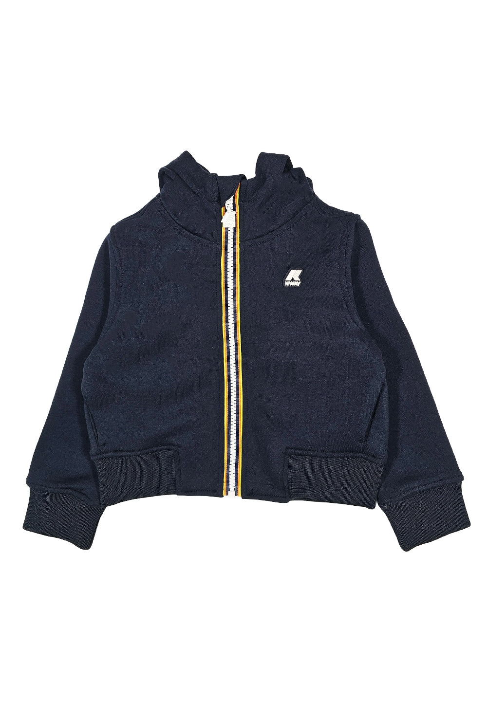 Sweat à capuche zippé bleu marine pour garçon