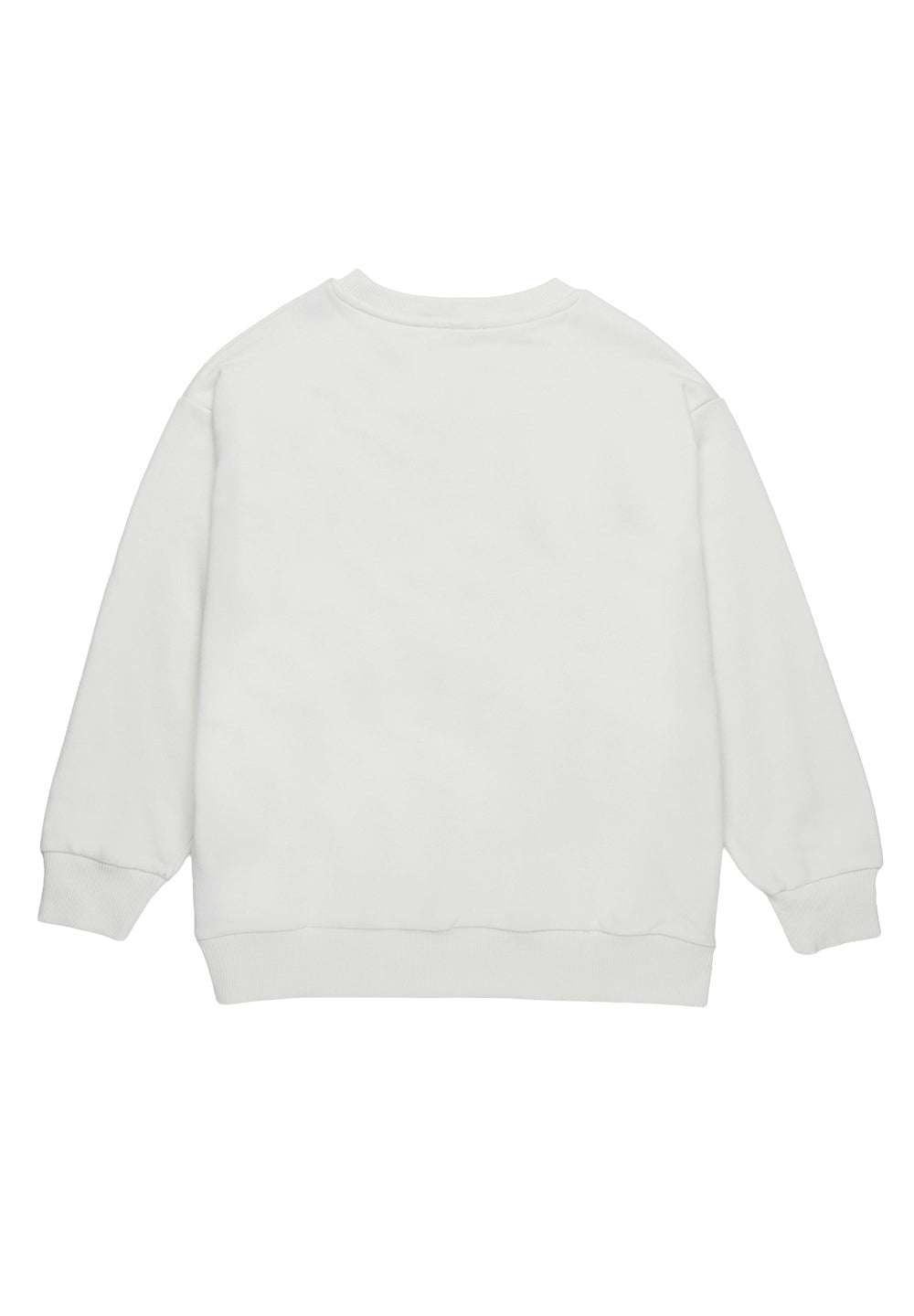 Sweat-shirt ras du cou crème pour enfant