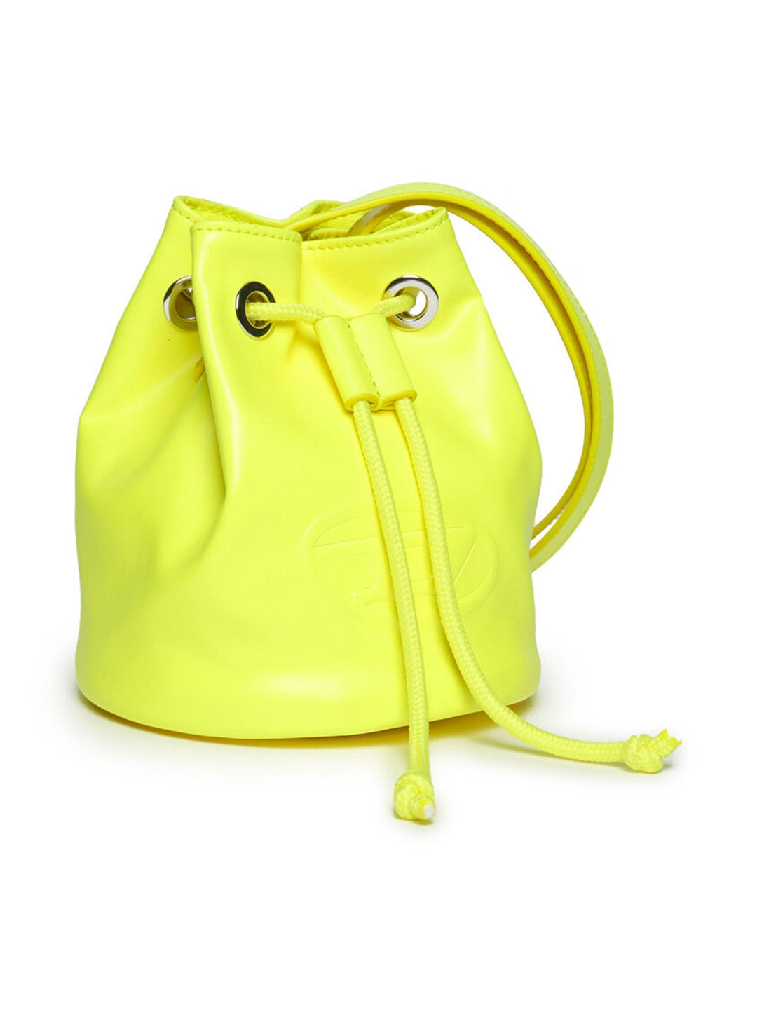 Fluoreszierend gelbe Öko-Lederhandtasche für Mädchen