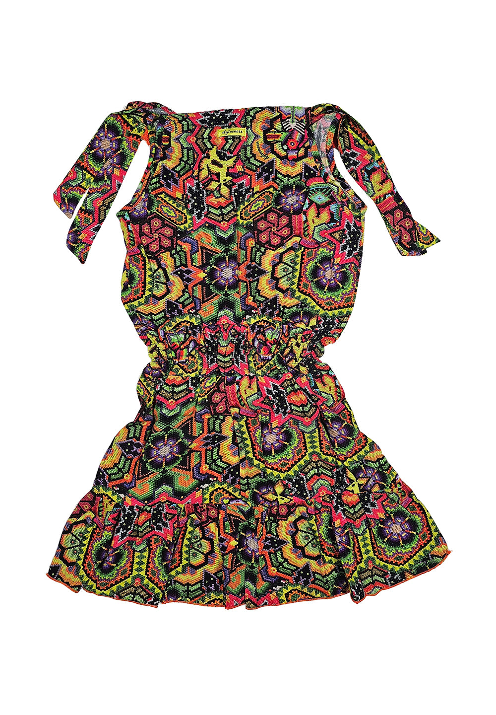 Vestito caftano multicolor per bambina - Primamoda kids