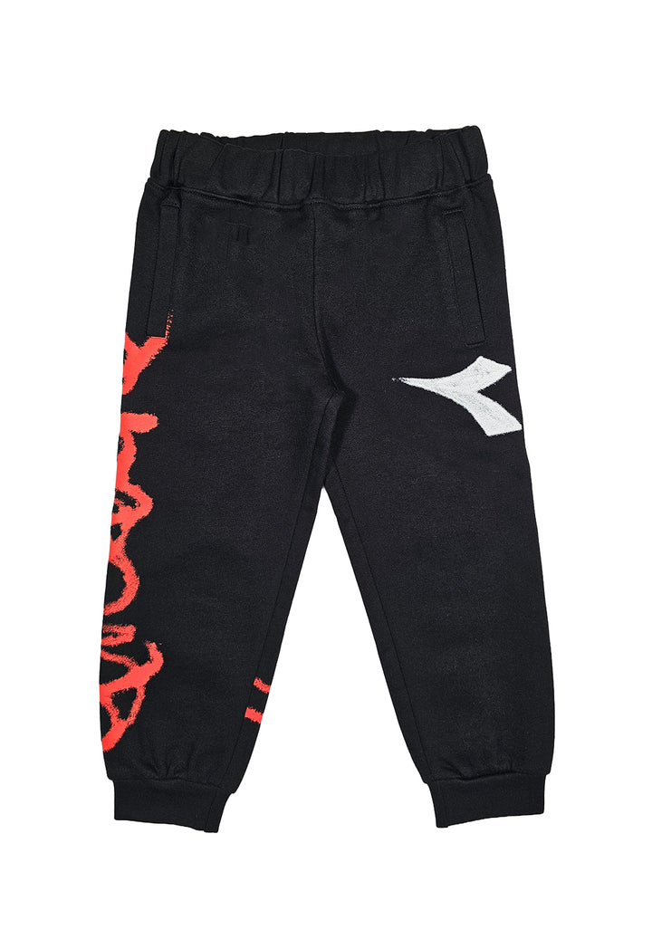 Pantalone felpa nero per bambino