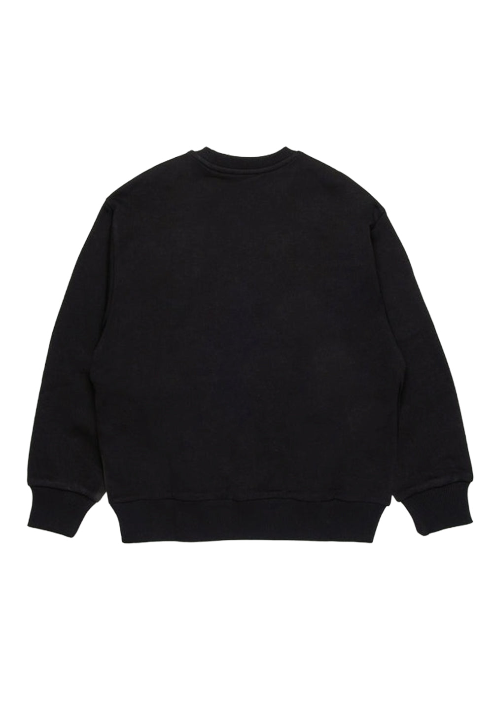 Sweat-shirt noir à col rond pour enfant