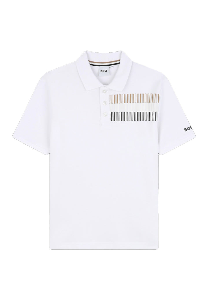 Polo blanc pour nouveau-nés
