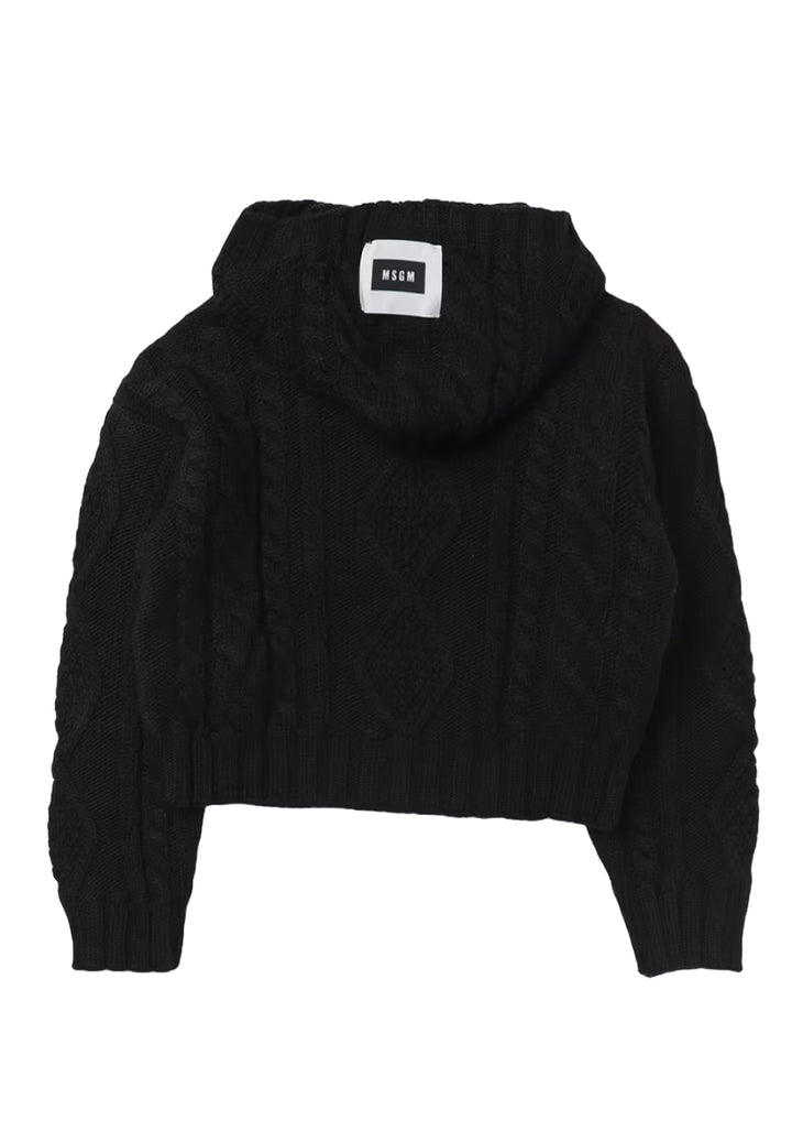 Pull noir pour fille