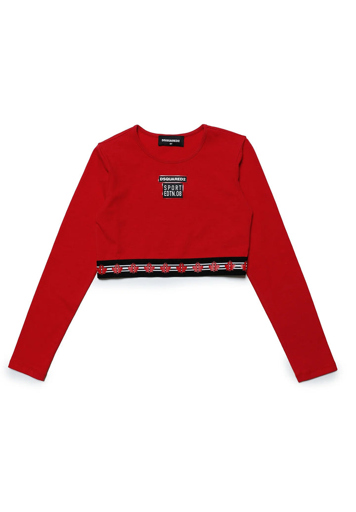 T-shirt rouge pour fille