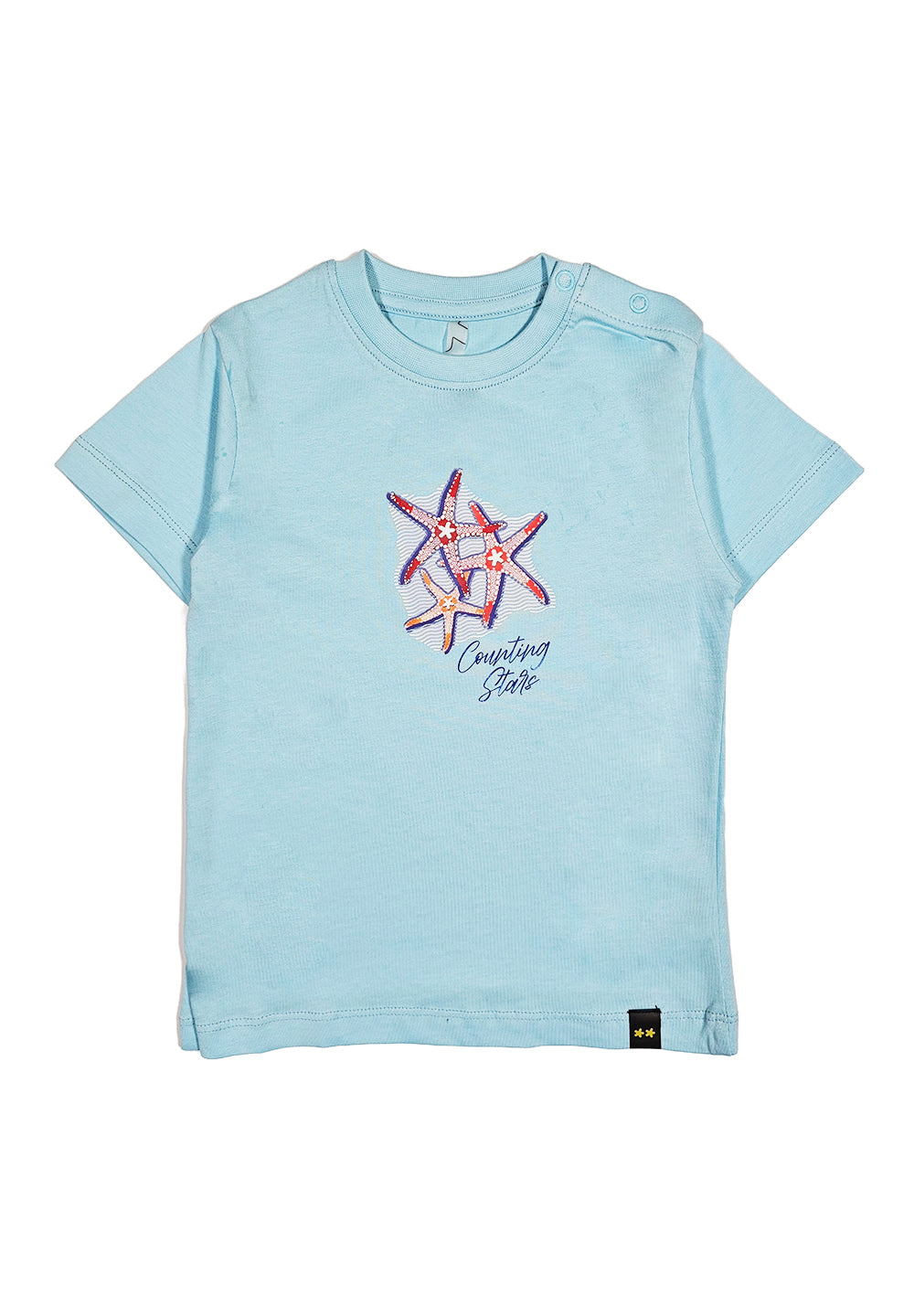 T-shirt celeste per neonato - Primamoda kids