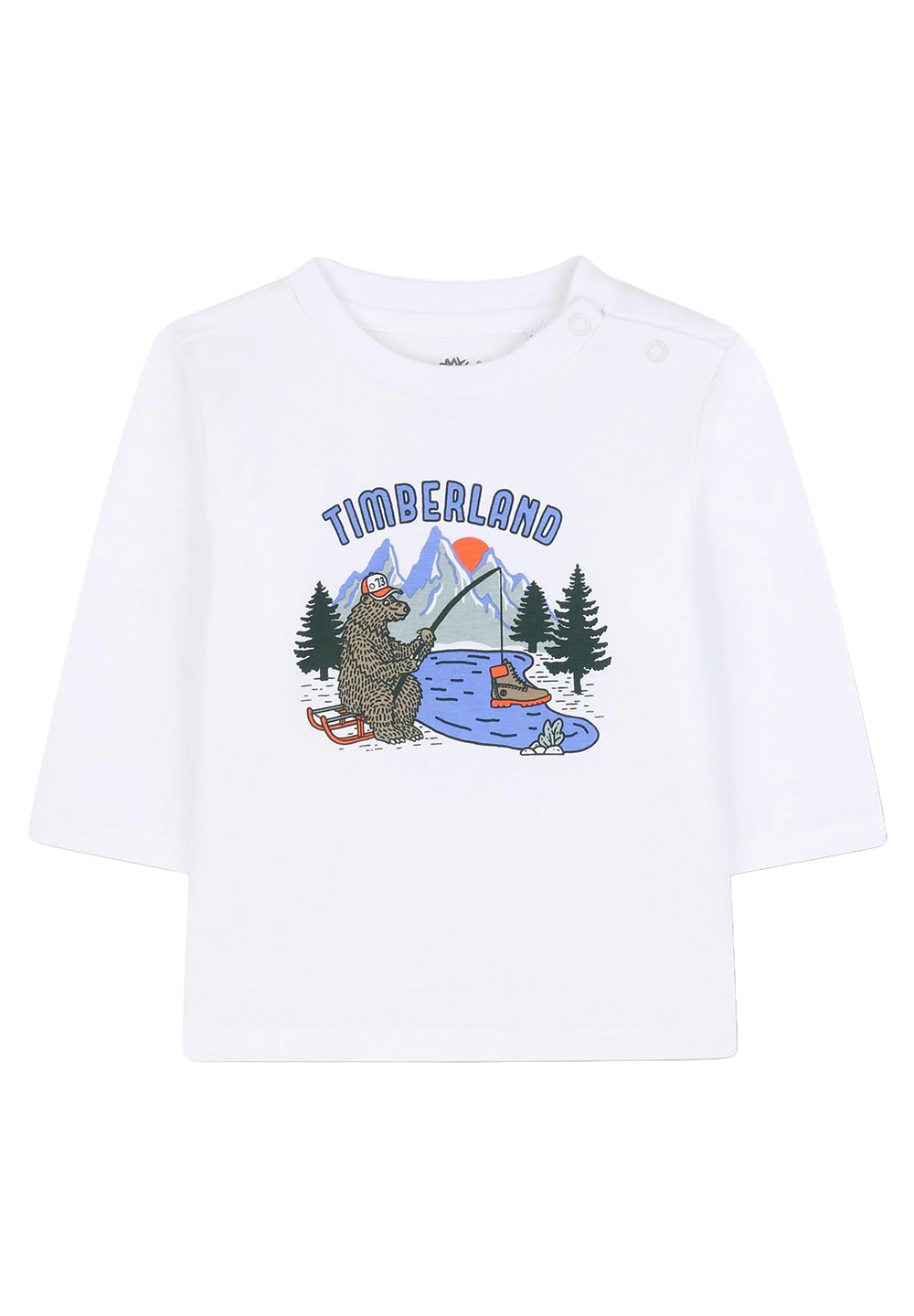 T-shirt bianca per neonato