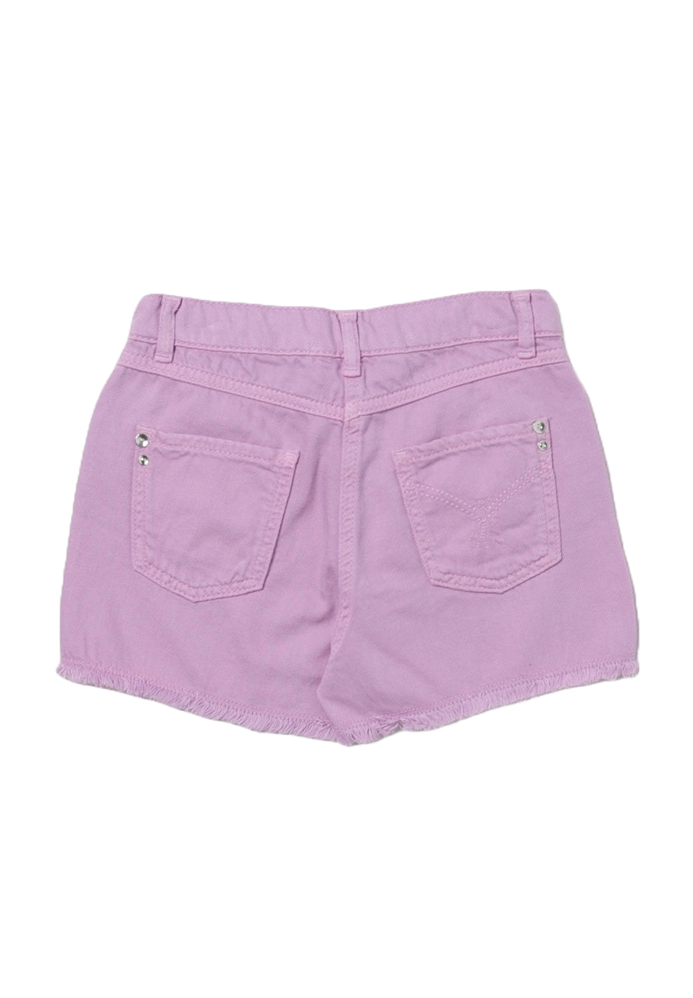 Short en jean violet pour fille