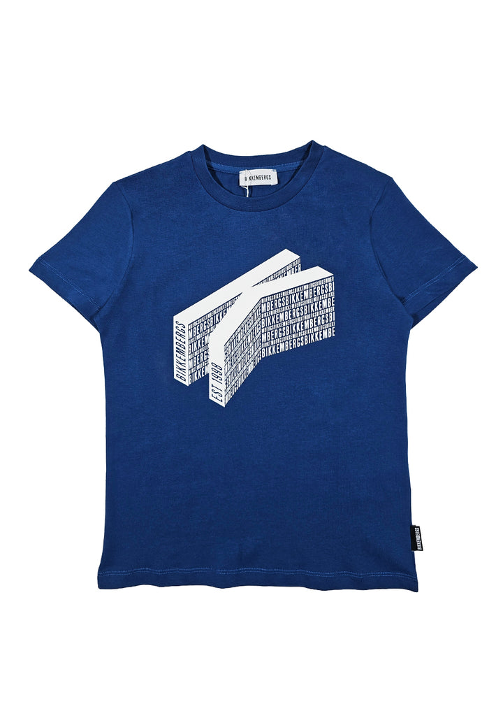 T-shirt blu per bambino