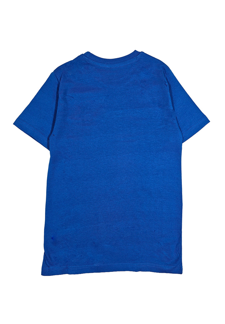 T-shirt blu royal per bambino - Primamoda kids