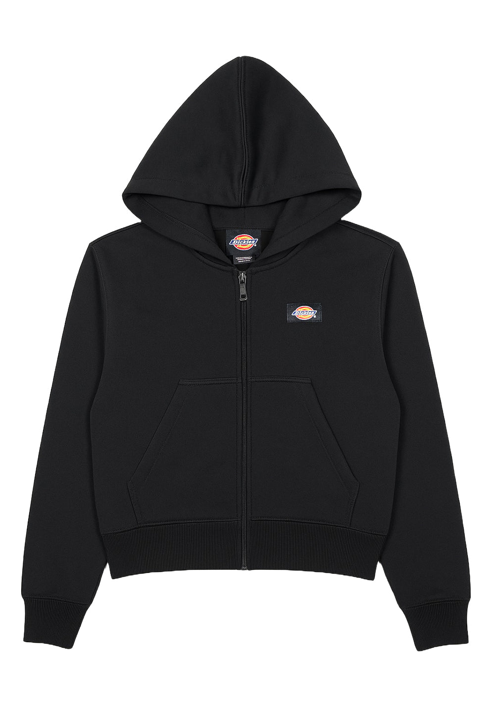 Schwarzes Sweatshirt mit Reißverschluss für Jungen