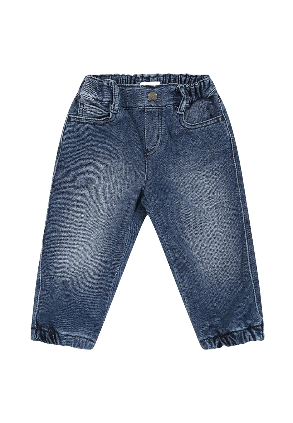 Jeans denim blu per neonato