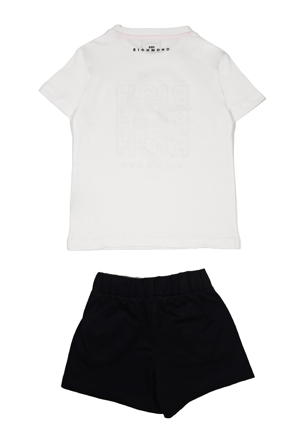 Tenue noire et blanche pour fille