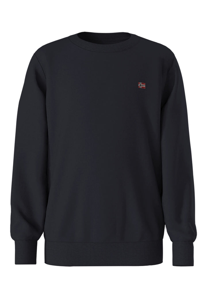 Blaues Sweatshirt mit Rundhalsausschnitt für Jungen