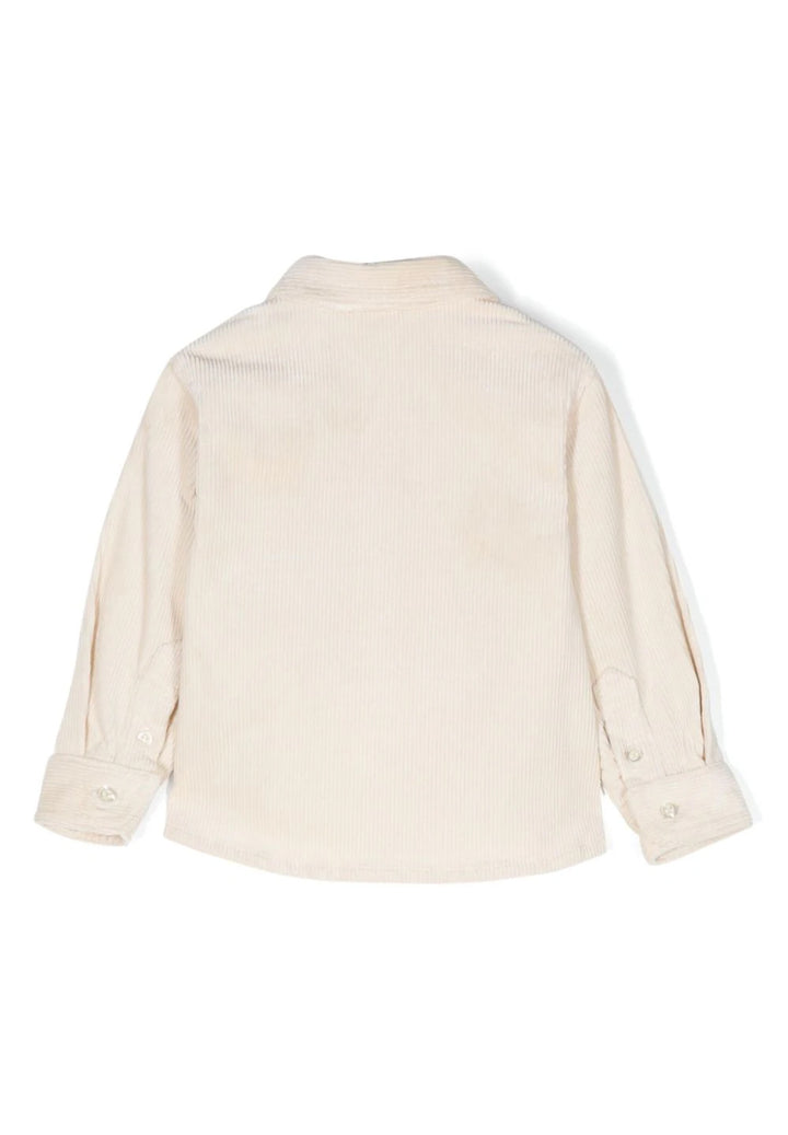 Camicia beige per neonato