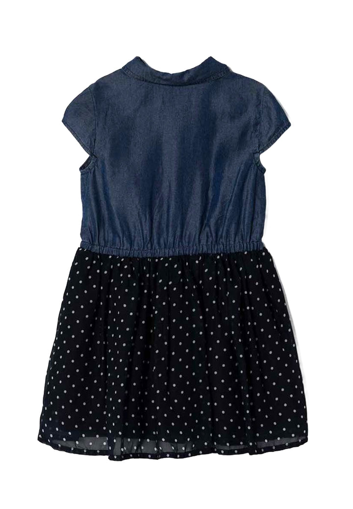 Vestito blu denim per bambina