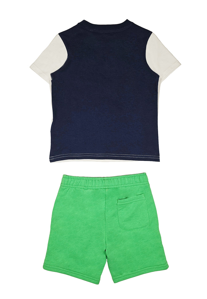 Ensemble blanc et vert pour enfants