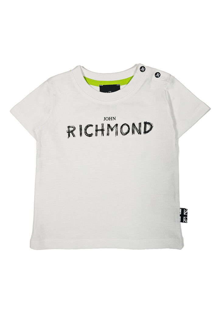 Weißes T-Shirt für Neugeborene