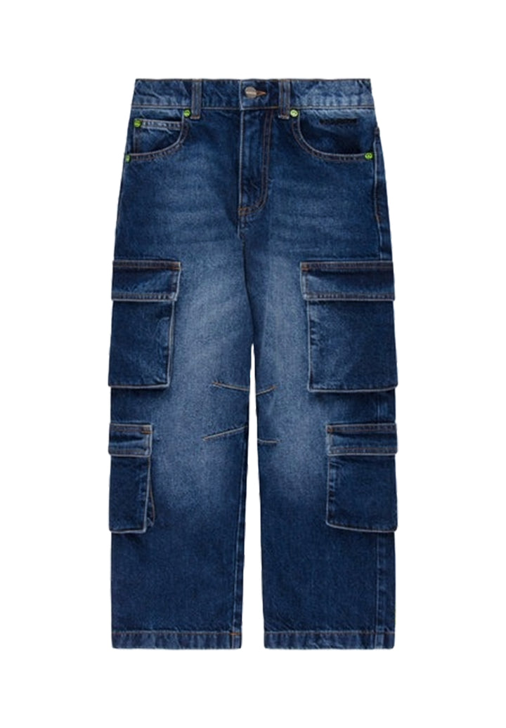 Jeans blu denim per bambino