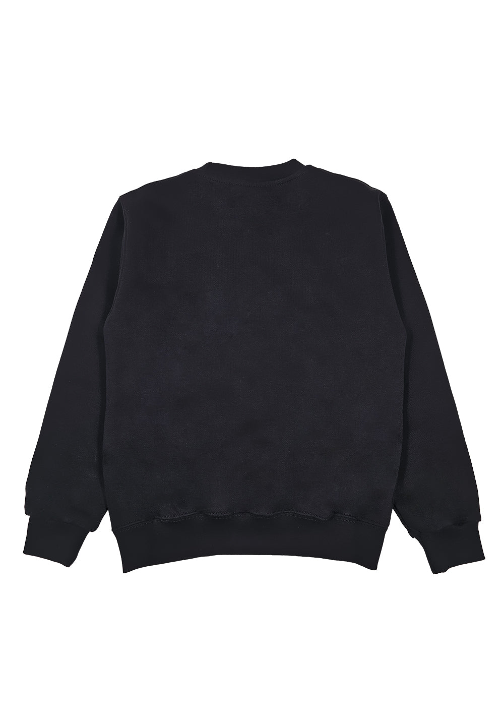 Sweat-shirt noir à col rond pour enfant