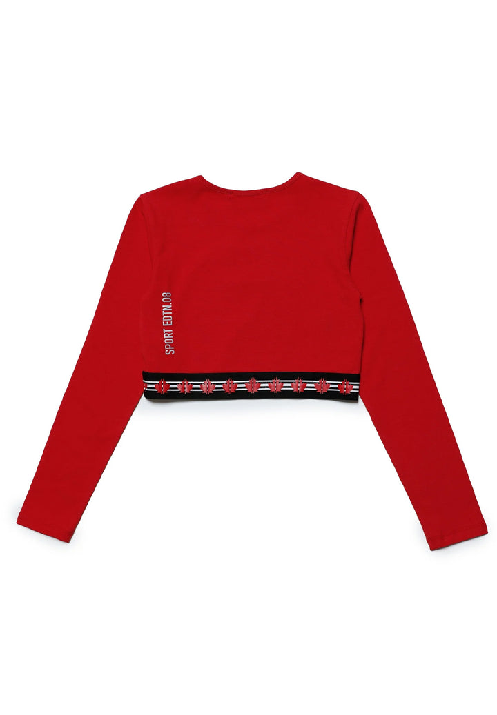 T-shirt rouge pour fille