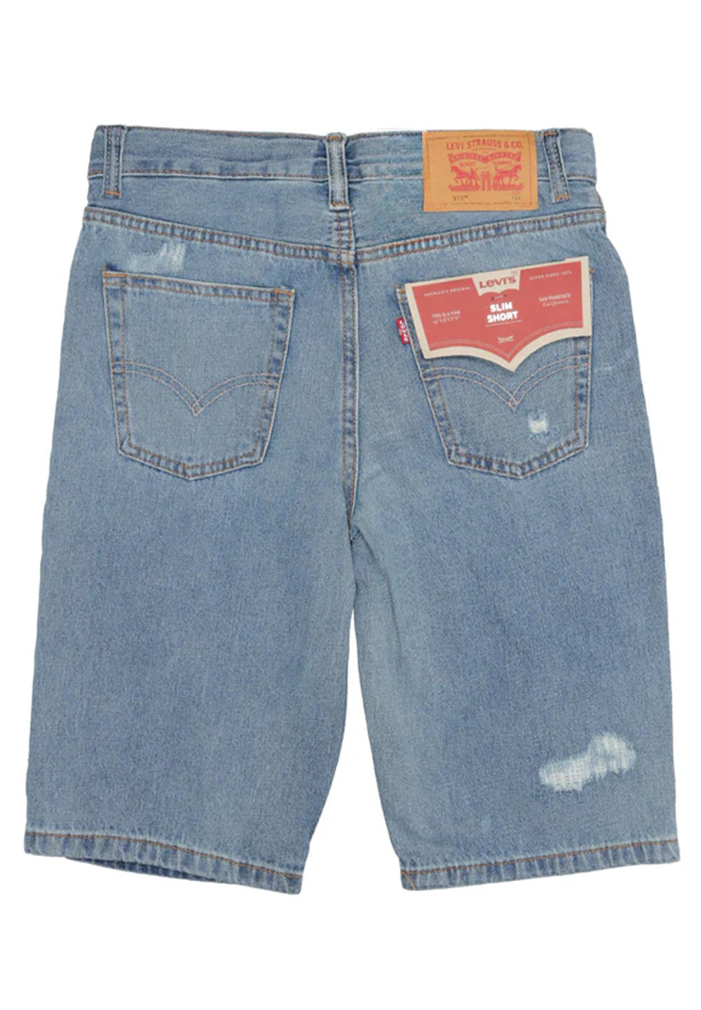 Bermuda en jean bleu pour garçon