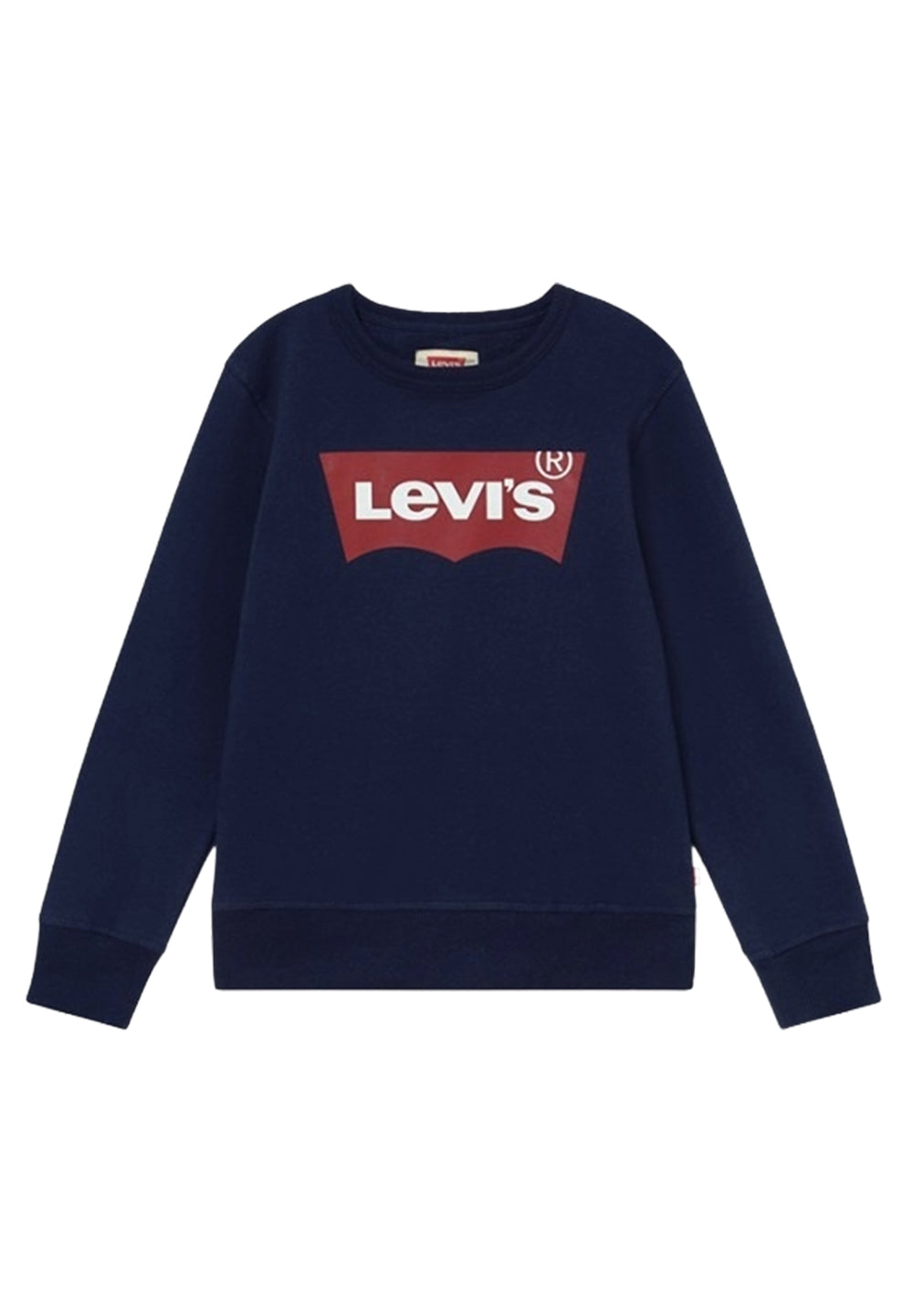 Blaues Sweatshirt mit Rundhalsausschnitt für Jungen