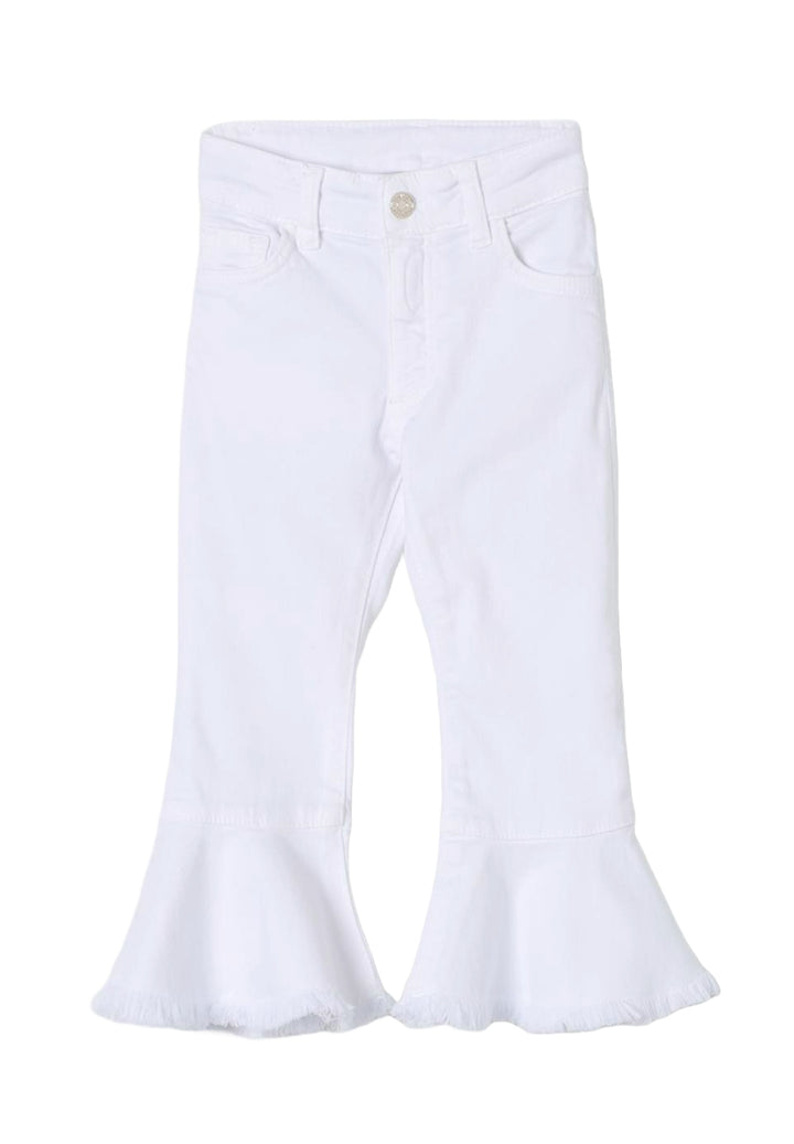 Jeans bianco per bambina