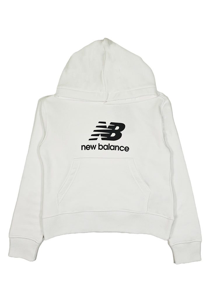 Weißer Kapuzenpullover für Mädchen