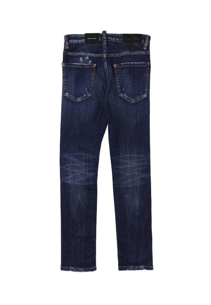 Jeans blu denim per bambino