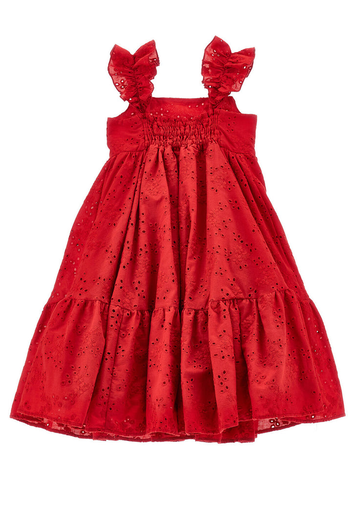 Vestito rosso per bambina